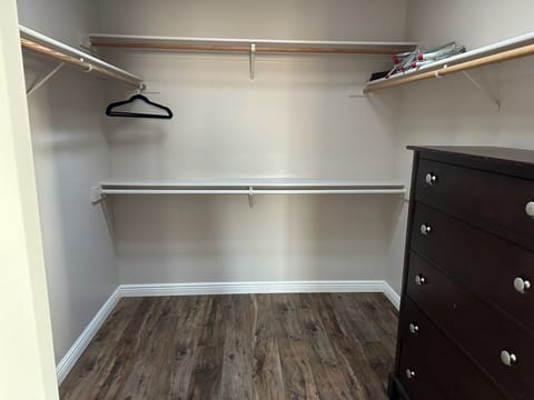 Large walk in closet
