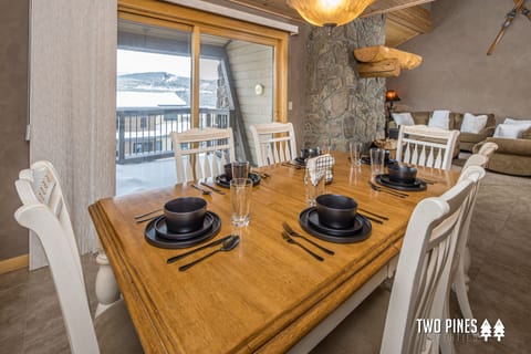 Dining Area with Deck Access