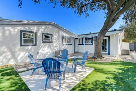 Expansive backyard features a putt-putt golf course