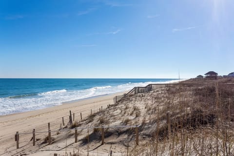 On the beach