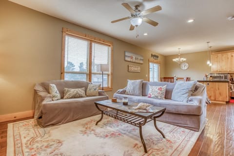 Comfortable open concept living space