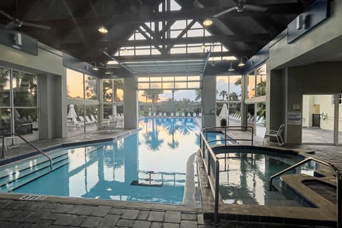 Indoor pool, outdoor pool