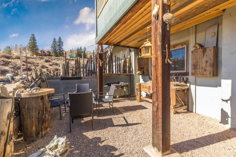 Outdoor living and entertainment area.