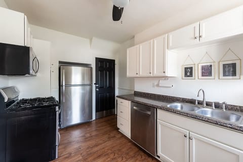 Side A: Whip up your next gourmet meal in the full kitchen. (1st Floor)
