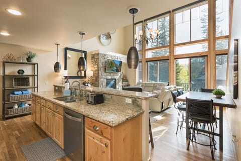 Main Living Space, Dining and Kitchen