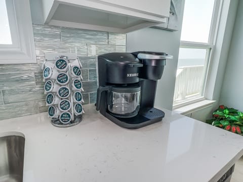 Coffee time with K-Cups.