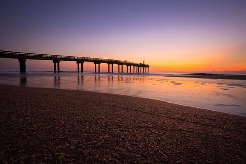 On the beach