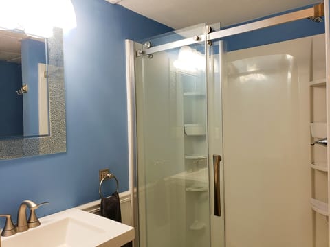 Combined shower/tub