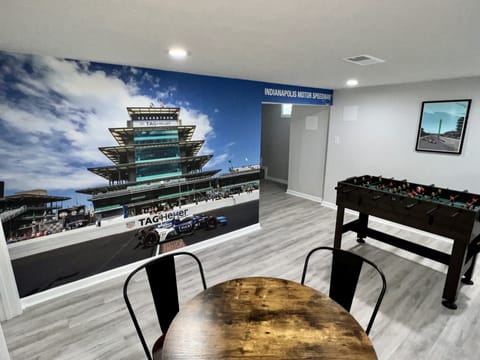Picture wall lets you feel like you are at the track!