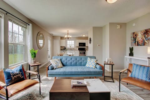 The couch has been updated from the one in this picture to a plush velvet couch.