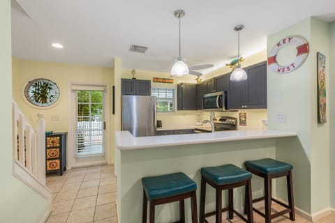 Casual bar top seating