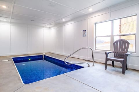 Indoor pool, a heated pool