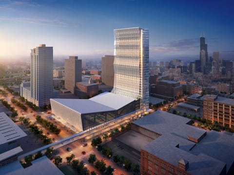 5 minutes drive to McCormick Place (0.9 miles)