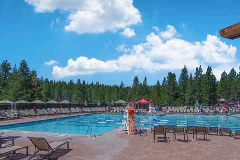 Indoor pool, a heated pool