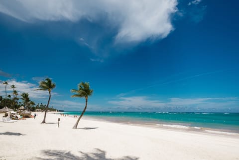 Sun loungers, beach towels