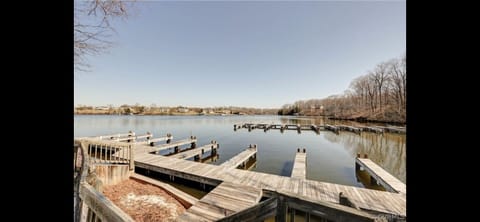 Peaceful view of Lake Anna from docks