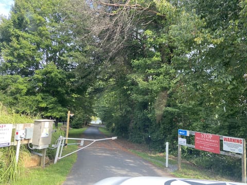 Entrance to community dock/swimming area