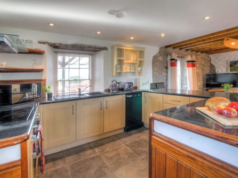 Kitchen area | Rhosson Chapel Cottage, St Justinians