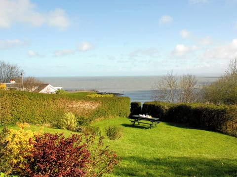 Outdoor area | Seafields, New Quay, near Cardigan