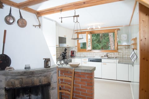 Kitchen with a dishwasher