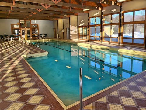 Indoor pool, a heated pool