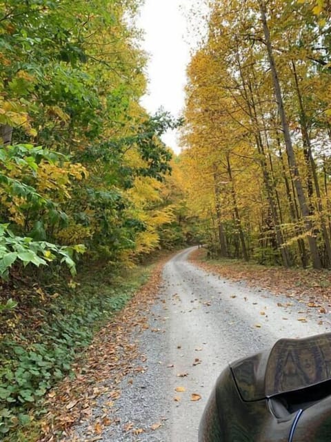 Road leading down to the community and home (2)