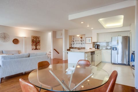 The Great Room: Kitchen, living room, and dinning room all in one area!