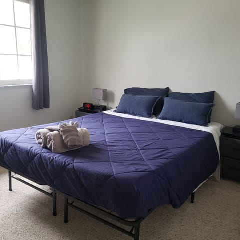 2 bedrooms, premium bedding, desk, iron/ironing board