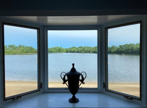 View of Lake from the Living Room