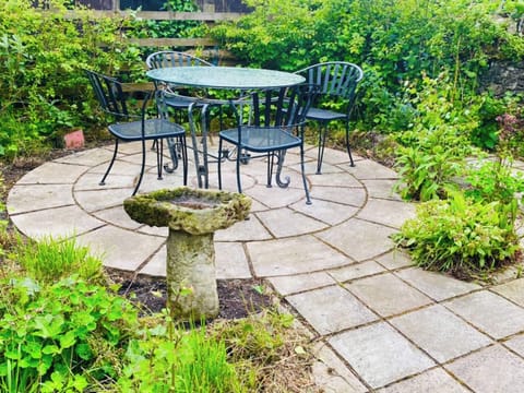 Patio | Rosebank Cottage, Borgue, near Kirkcudbright