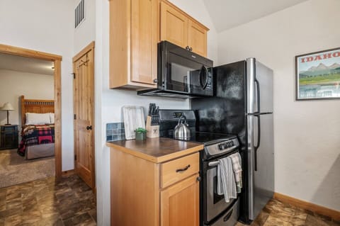 Delightfully detailed kitchen.