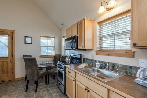 Open kitchen to cook up a delicious meal.