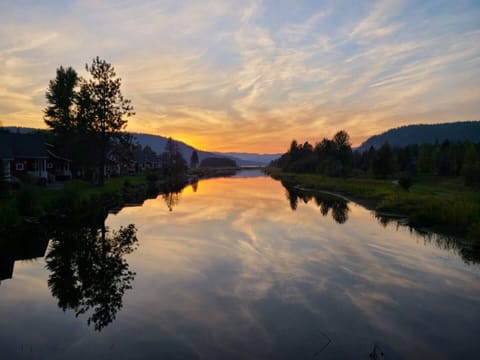 Beautiful summer sunset.