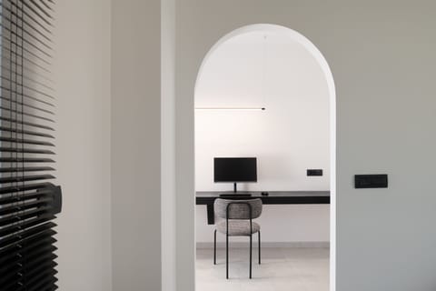 For the ones who wish to work remotely, two monitors await you.