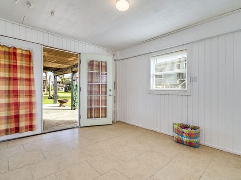 Extra space underneath for your beach toys, mini fridge, working toilet