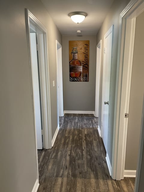 Hallway to bedrooms and bathrooms