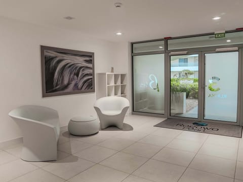 Modern and spacious interior. 