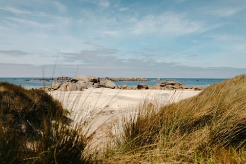 On the beach