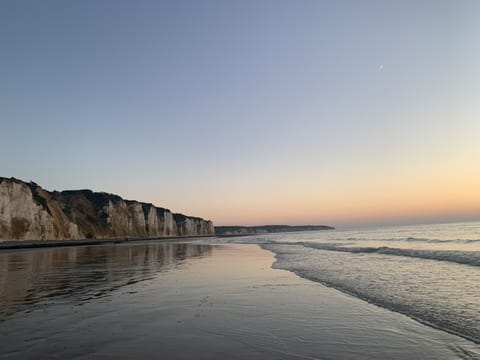 On the beach