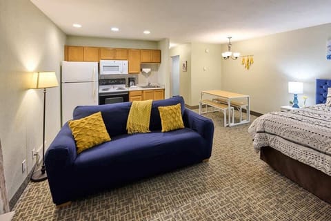 Sleeper sofa provides additional sleeping space