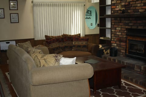 Living area | Smart TV, fireplace, DVD player, video library