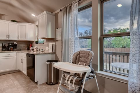 High chair available for your use.