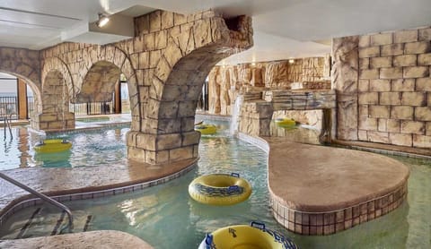 Indoor pool, outdoor pool