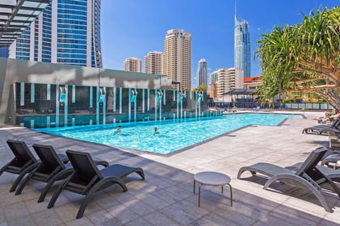 Indoor pool, outdoor pool