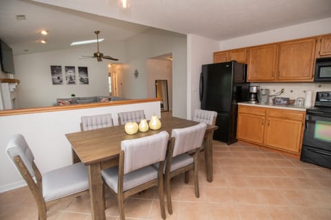 Fully stocked kitchen