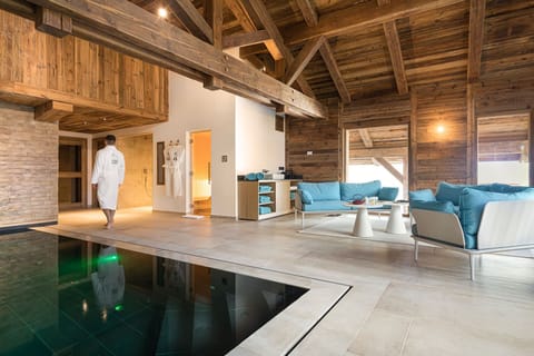 Indoor pool, a heated pool