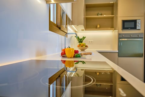 Armikes Beachfront Suite 4 Afionas Corfu Kitchen