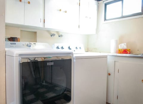 Full laundry room in the lower level for your convenience.