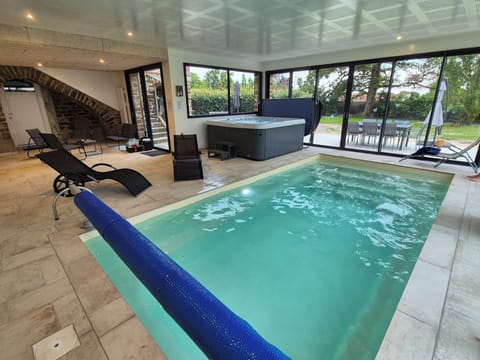 Indoor pool, a heated pool