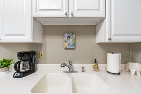 Chimney Base Chalet kitchen is fully equipped for cooking, baking, and quick meals.